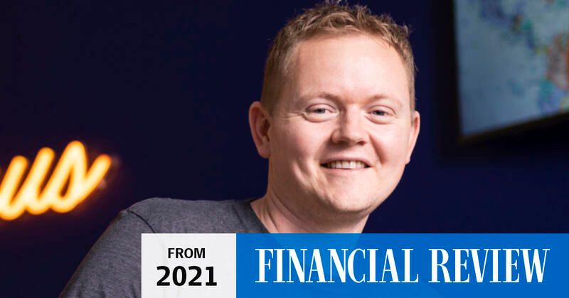 Sam Kroonenburg in the A Cloud Guru office